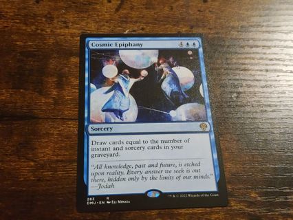 Magic the gathering mtg Cosmic Epiphany rare card Dominaria United