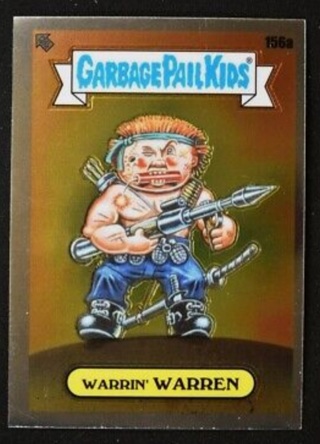 2021 Garbage Pail Kids CHROME Warrin Warren #156a Series 4