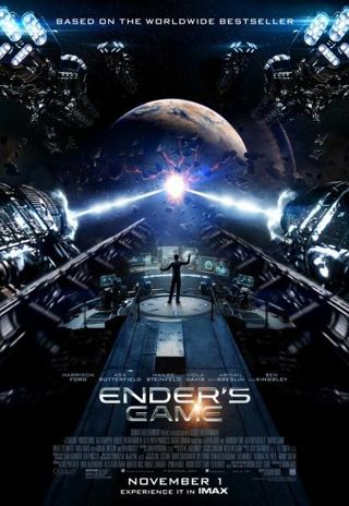 "Ender's Game" HD "Vudu & I Tunes 4K UHD or  HD_GP" Digital Movie Code