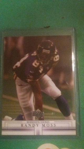 randy moss football card free shipping