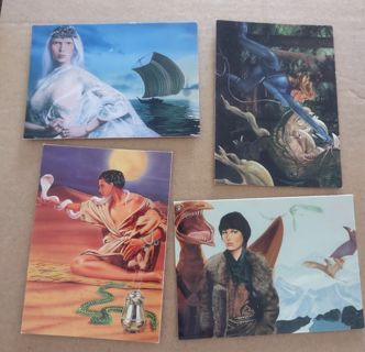 4 - 1994 Ron Miller Firebrands fantasy science fiction cards 1994.