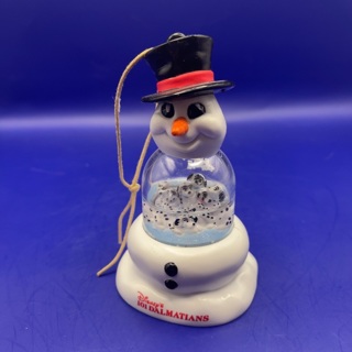 101 Dalmatian Disney McDonalds Snowman Christmas Ornament