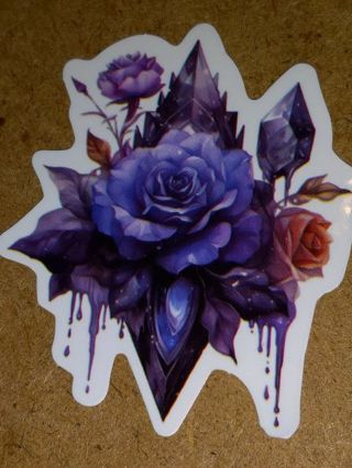 Flower one nice vinyl lab top sticker no refunds regular mail high quality!