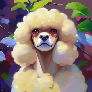 Listia Digital Collectible: Poodle Portrait