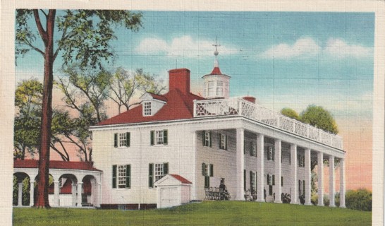 Vintage Used Postcard: 1936 Mount Vernon, PA