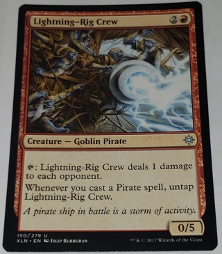 MTG ✨ Lightning - Rig Crew - (U) 150/279 Ixalan (XLN) ✨ Magic the Gathering (2017)