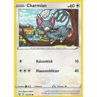  Tradingcard - Pokemon 2021 german Charmian 115/163 