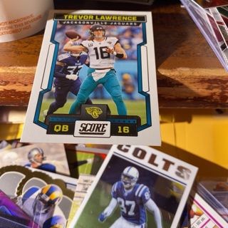 2023 panini score Trevor Lawrence football card 