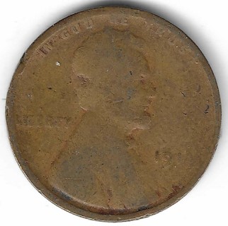 1911 Lincoln Wheat Penny