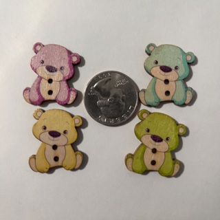 Teddy Bear Buttons (E)