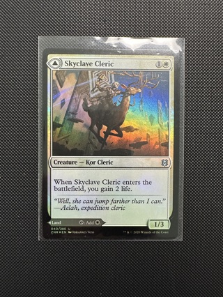 Skyclave Cleric Foil Zendikar Rising Magic the Gathering Card