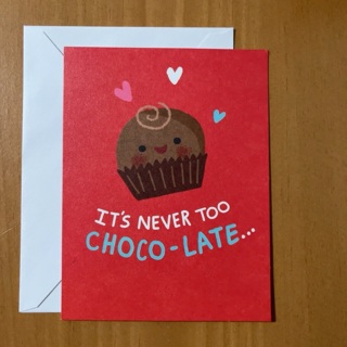 Cupcake Valentine Card (A)