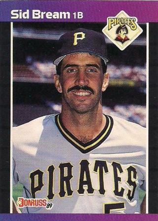 Sid Bream 1989 Donruss Pittsburgh Pirates