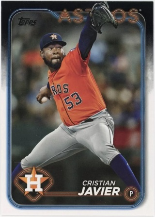 2024 Topps #269 Cristian Javier Houston Astros Baseball Card