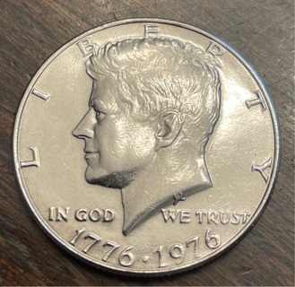 1976 P Bicentennial Kennedy Half Dollar Brilliant Uncirculated 