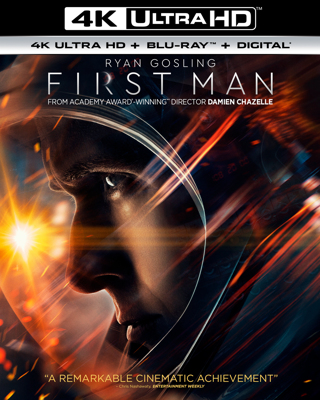 First Man (Digital 4K UHD Download Code Only) *Ryan Gosling* *Claire Foy* *Jason Clarke*