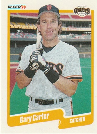 1990 Fleer Update Gary Carter HOF #U-62 San Francisco Giants