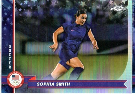 2024 Topps Chrome Olympics Sophia Smith Refractor #131