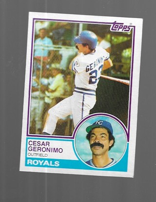 1983 TOPPS CESAR GERONIMO #194