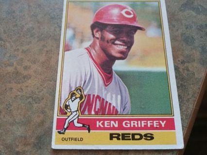 1976 TOPPS KEN GRIFFEY CINCINNATI REDS BASEBALL CARD# 128