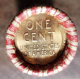 Lincoln Wheat Cent Roll Crimped Shotgun BU Ends US Small Copper Cents G-BU Mix