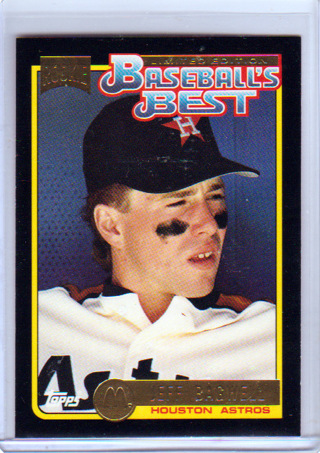 Jeff Bagwell, 1992 Topps McDonald's ROOKIE Baseball Card #34, Houston Astros