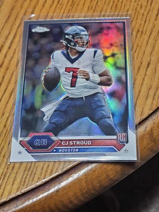 2023 Topps Composite CJ Stroud Rookie #2 Chrome Refractor! Texans RC