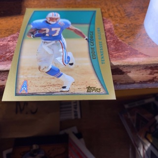 1998 topps gold Eddie George football card 