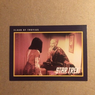 1991 Star Trek Series II 25th Ann. Trading Card | ELAAN OF TROYIUS | Card # 187