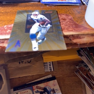 1998 Bowman’s best Eddie George football card 