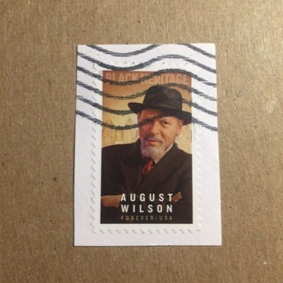 2021 Black Heritage August Wilson Forever USA Postage Stamp ~ Canceled (Used)