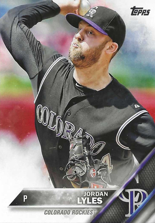 2016 Topps Jordan Lyles #375