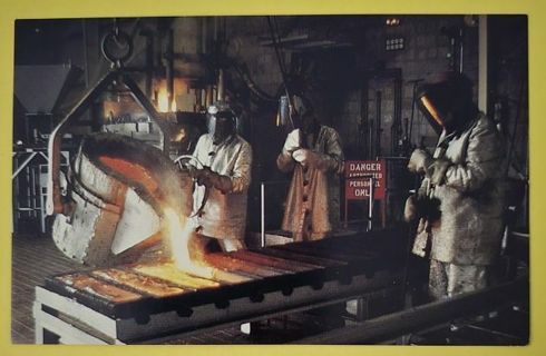 Four Different Mining Postcards Unused