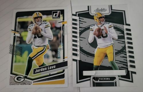 2023 Jordan Love cards Green Bay Packers