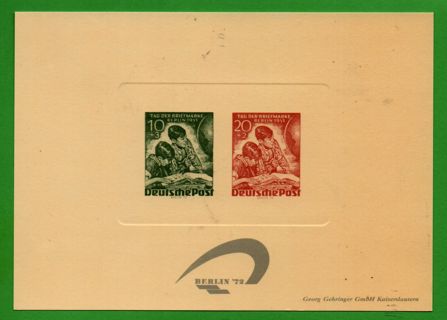 hardpaper print of 1951 issue for Berlinga '72