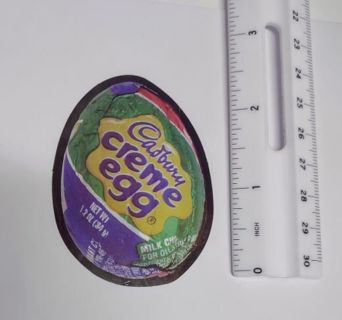 Cadbury Egg Vinyl Decal Sticker - Laptop - Scrapbook - Crafts