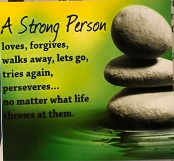 A strong person  - 3 x 3” MAGNET - GIN ONLY
