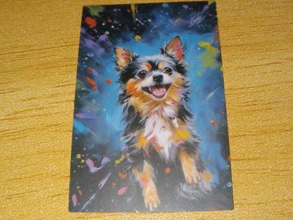 Dog Cute one vinyl sticker no refunds regular mail only Very nice quality!