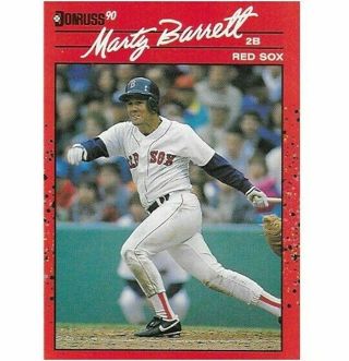 Marty Barrett 1990 Donruss Boston Red Sox
