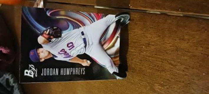 2018 Jordan Humphreys Minor League Card