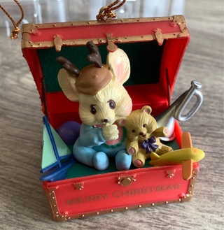 Traditions Collectable Gift Ornament Mouse In Toy Box #59955