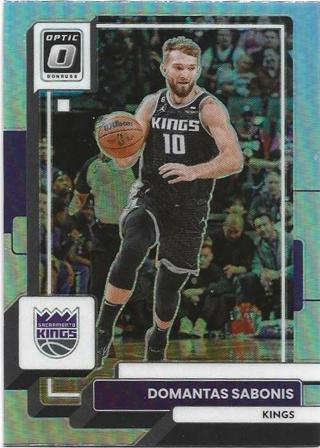 2022-23 DONRUSS OPTIC DOMANTAS SABONIS REFRACTOR CARD