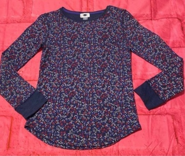 Old Navy floral star thermal top Size 14 XL