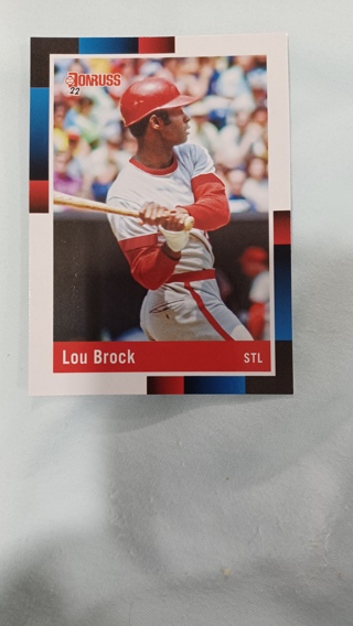2022 Donruss Lou Brock 1988 Retro