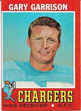 1971 TOPPS GARY GARRISON CARD