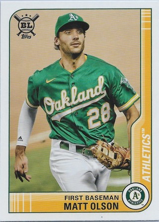 2021 Topps Big League #95 Matt Olson Oakland Athletics