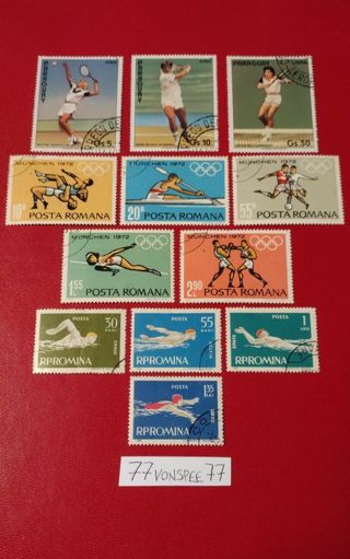 Sporty stamps