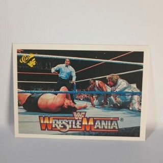 WWF Classic 1990 WrestleMania Card #52 Million Dollar Man Andre The Giant WWE