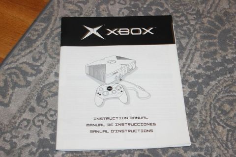 ORIGINAL XBOX SYSTEM INSTRUCTION MANUAL - MICROSOFT 2001 Video Games