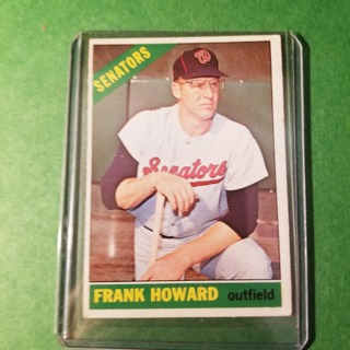 1969 - TOPPS  BASEBALL - CARD NO. 515 - FRANK HOWARD - SENATORS